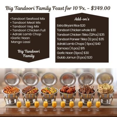 Big Tandoori Family Feast for 10 Pax