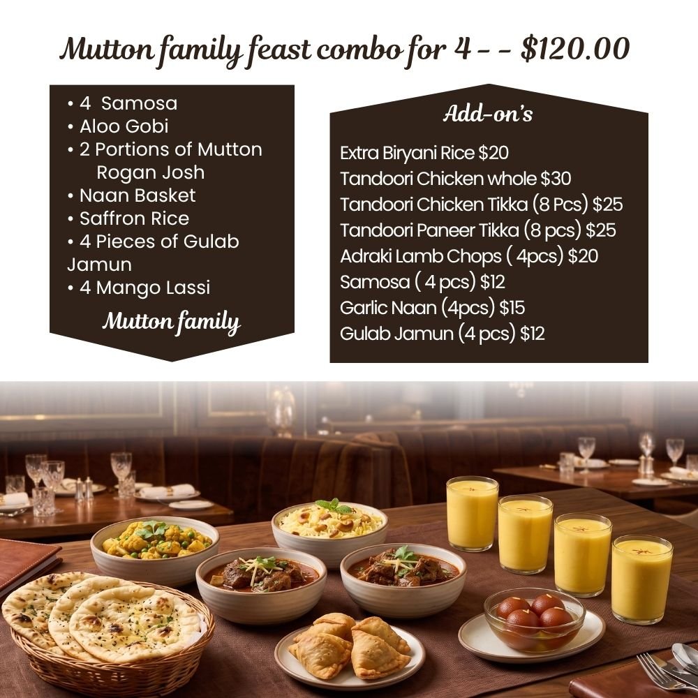 Mutton family feast combo for 4