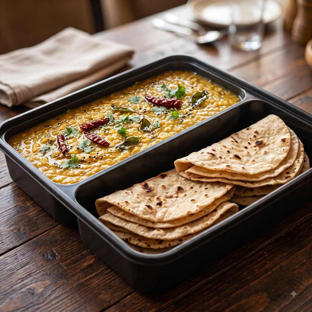 Dal & Chapati Bento for 10 Pax