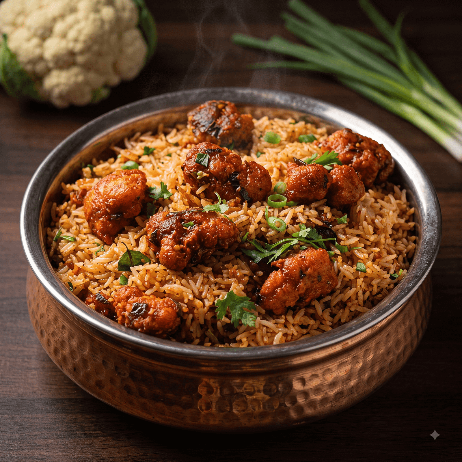 Gobi Manchurian Fried Rice