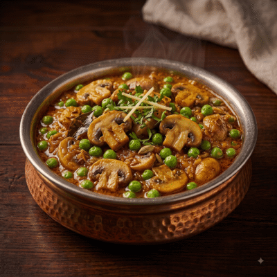 Mushroom Mattar for 5 Pax
