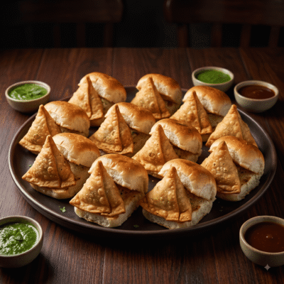 Samosa Pav (10 pcs)