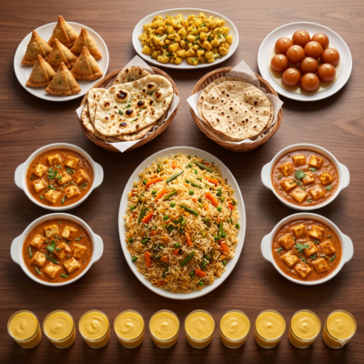 Veg Family Feast combo for 10 Pax